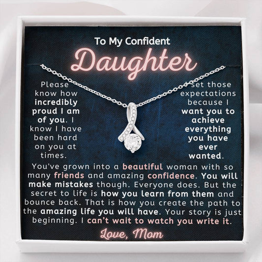 Daughter Necklace - To My Confident Daughter