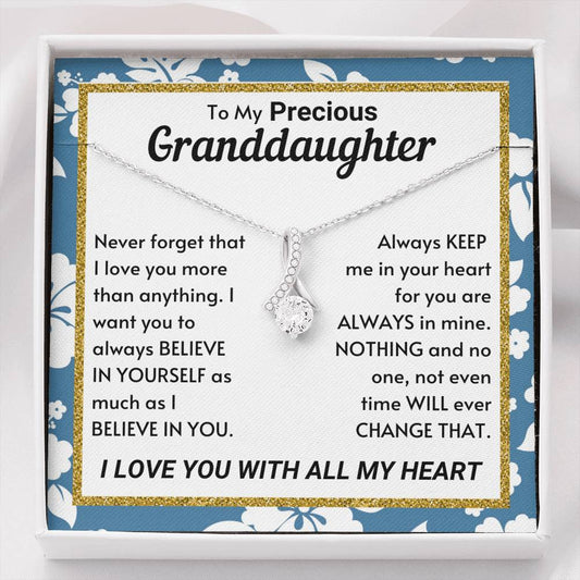 My Granddaughter Necklace - Believe In Yourself (162.al.31)