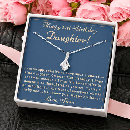 Happy 21st Birthday Gift for Daughter - One-of-a-kind - Necklace