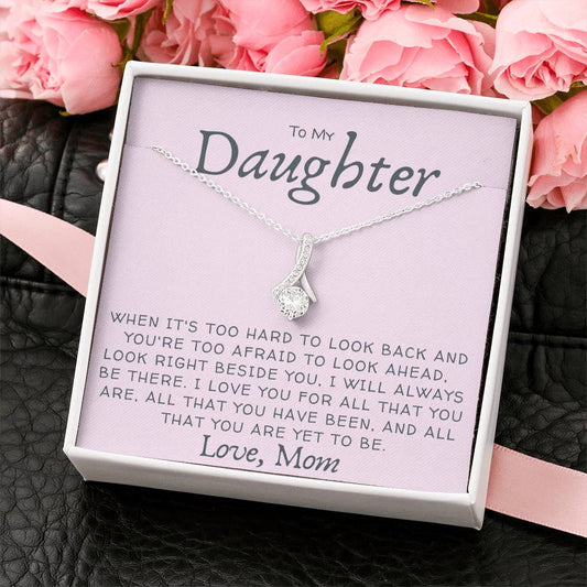 Daughter Necklace - I Will Always Be Next To You