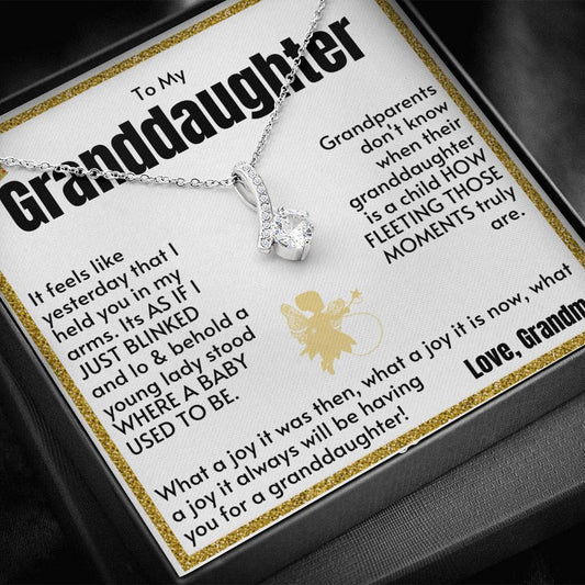 My Granddaughter Necklace - What A Joy (162.al.24)