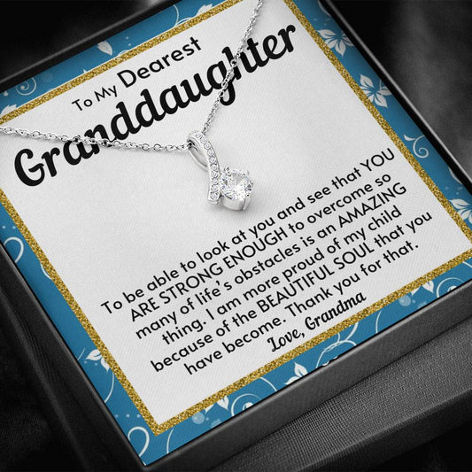 Dearest Granddaughter - Strong Beautiful Soul - Necklace (162.al.23)