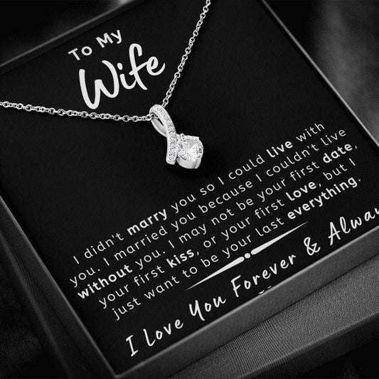 To My Wife - Necklace | Anniversary Gift for Wife | Birthday Gift for Wife