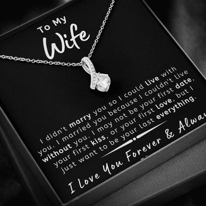 to My Wife - Necklace | Anniversary Gift for Wife | Birthday Gift for Wife Standard Box