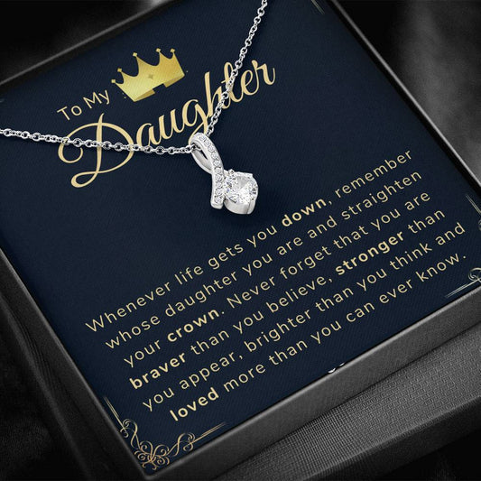 Daughter Necklace - Remember Whose Daughter You Are