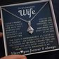 To My Amazing Wife Necklace - With The Heart You've Awakened In Me (189.lk.018)
