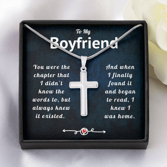 Boyfriend Necklace - I'm Home With You | Birthday gift | Anniversary gift | Valentine's gift