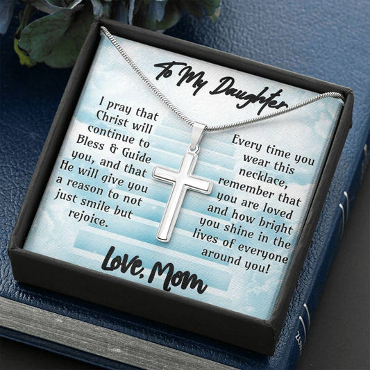 Daughter Necklace - May Christ Bless & Guide You