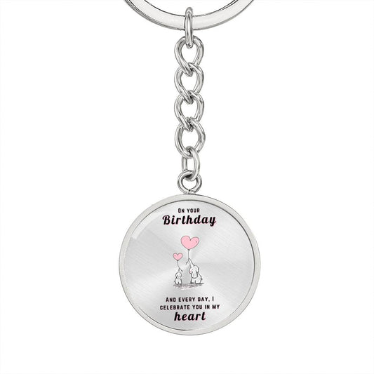 Happy Birthday Daughter - celebrate you | Birthday Gift for Daughter | Daughter Necklace | Birthday gift for Daughter | Daughter Birthday gift