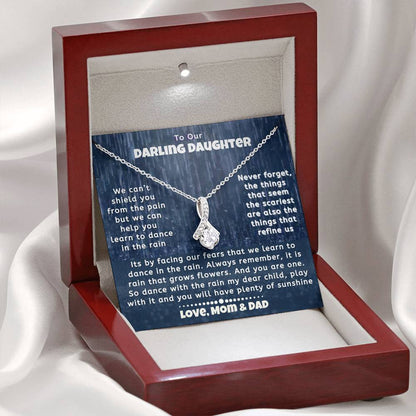 To Our Darling Daughter Necklace | Love Mom Dad