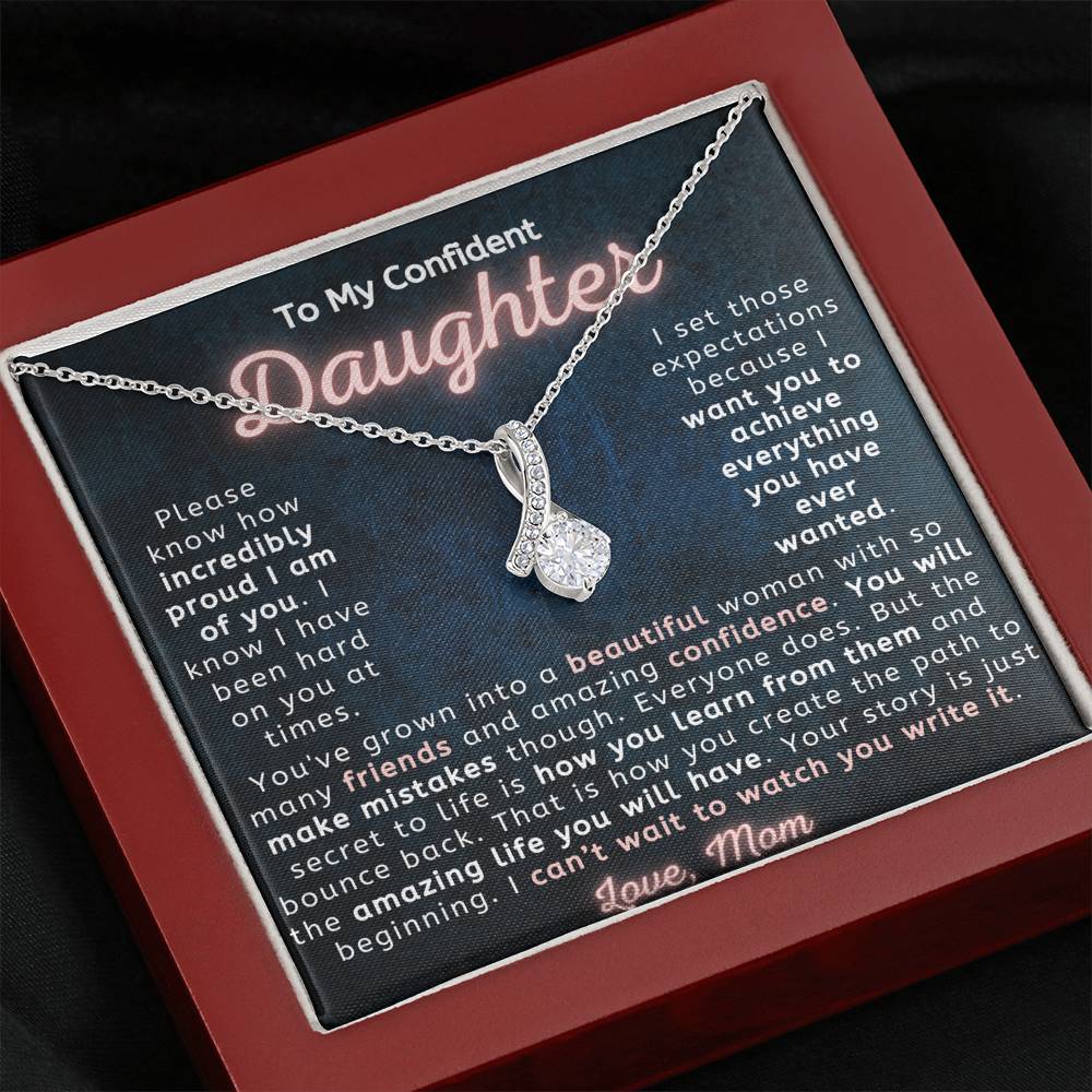 Daughter Necklace - To My Confident Daughter