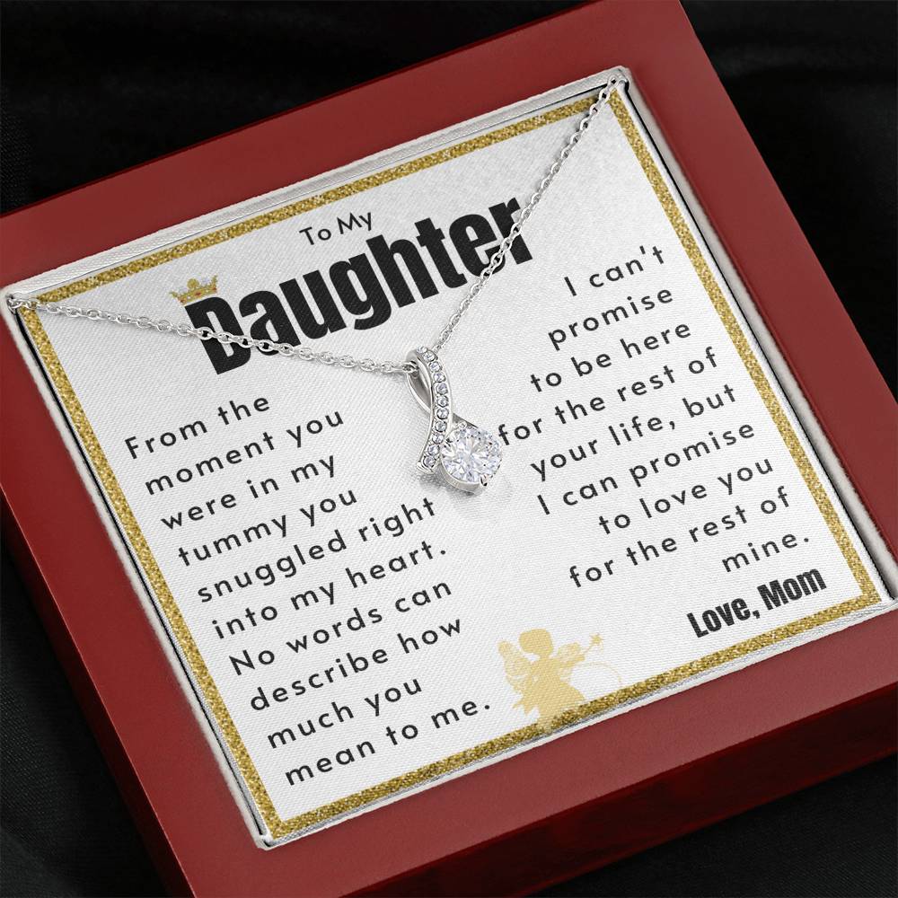 Daughter Necklace - From the moment you were in my tummy