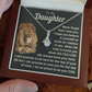 Daughter This Old Lion Will Always Have Your Back Necklace (d.lk.006)