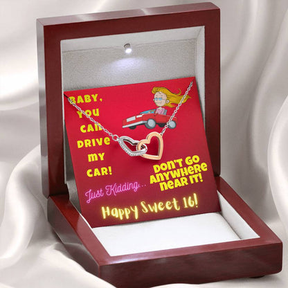 Happy Sweet 16 gift for Daughter | 16th Birthday Gift for Daughter | Necklace for Daughter | Necklace from Mom to Daughter
