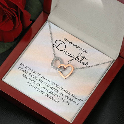 Beautiful Daughter - Connected In Heart - Necklace