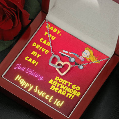 Happy Sweet 16 gift for Daughter | 16th Birthday Gift for Daughter | Necklace for Daughter | Necklace from Mom to Daughter