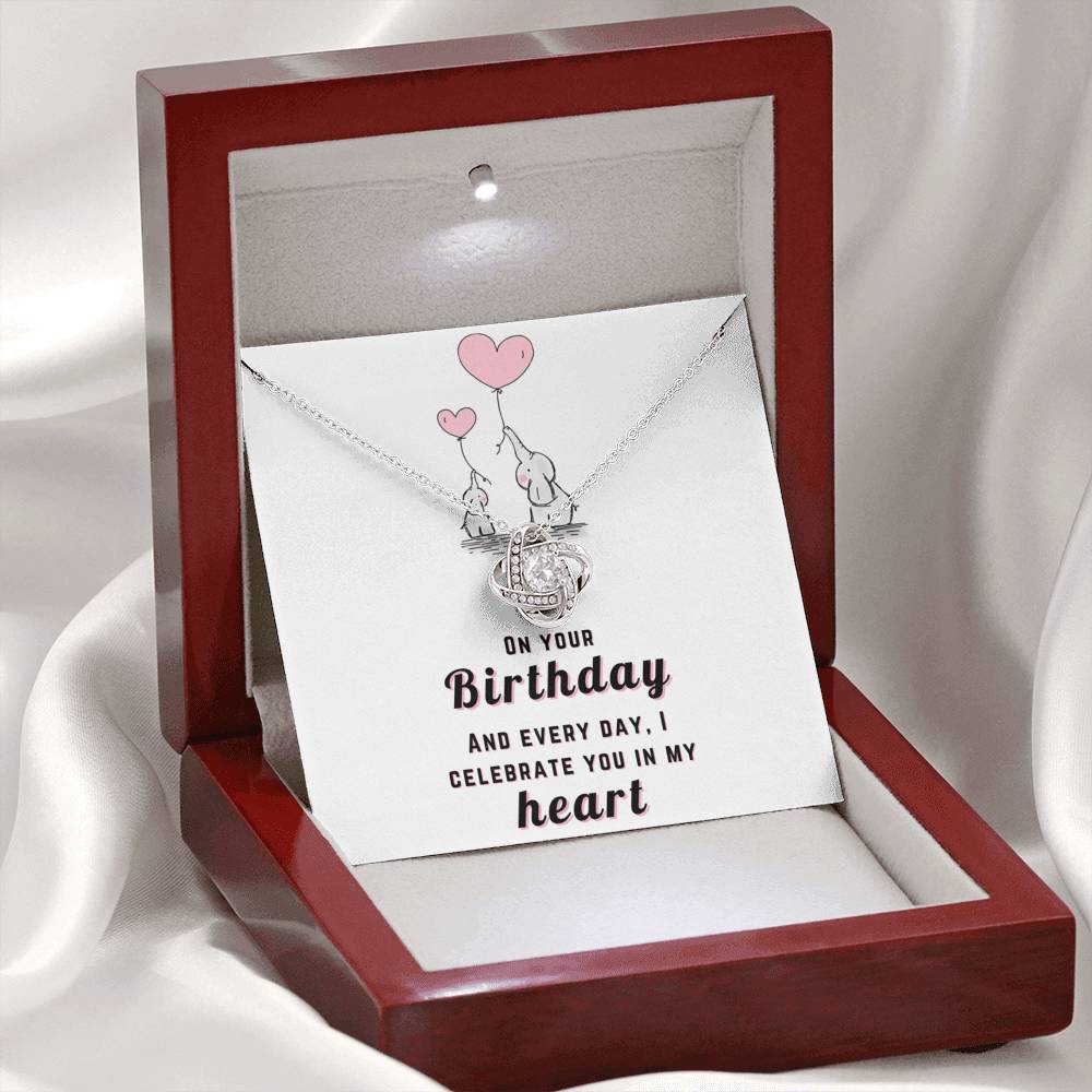 Happy Birthday Daughter - celebrate you | Birthday Gift for Daughter | Daughter Necklace | Birthday gift for Daughter | Daughter Birthday gift