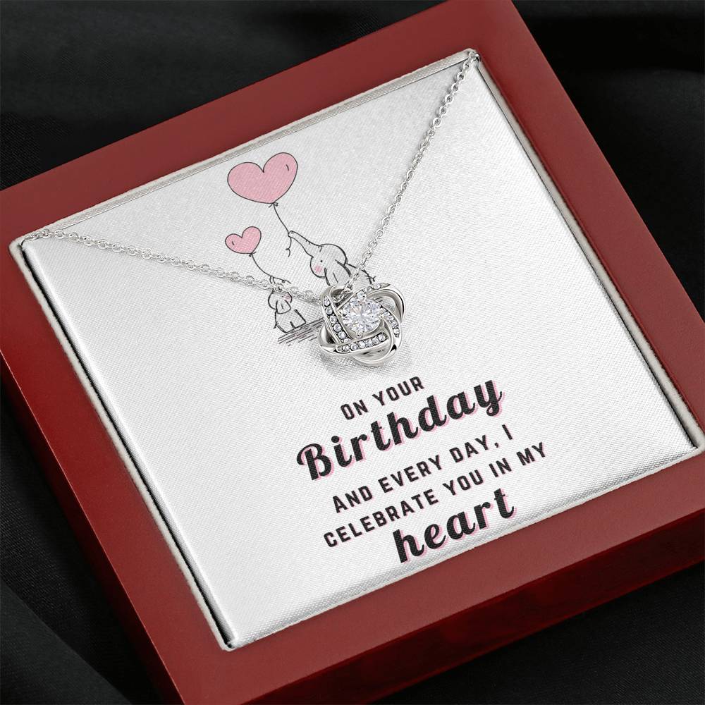Happy Birthday Daughter - celebrate you | Birthday Gift for Daughter | Daughter Necklace | Birthday gift for Daughter | Daughter Birthday gift