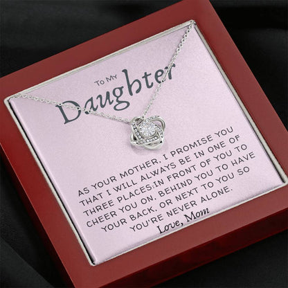 Daughter Necklace - I promise to be in one of three places