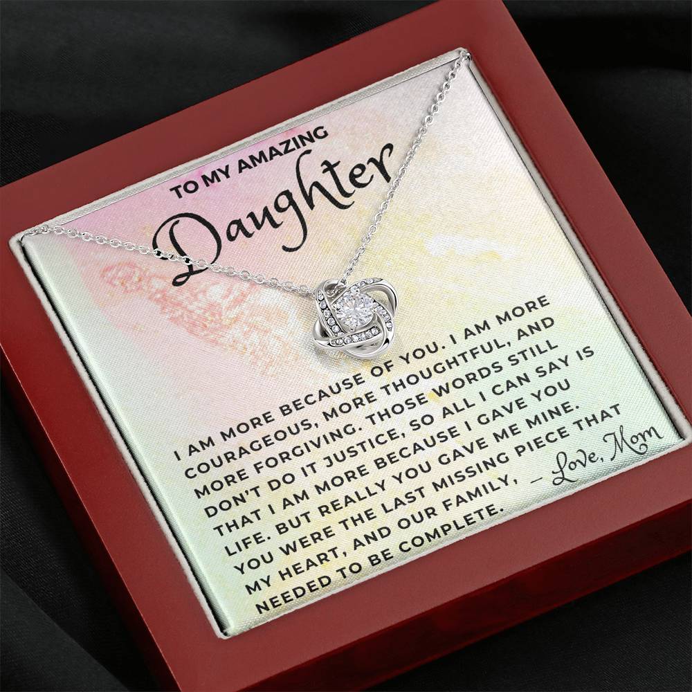 Daughter Necklace - Christmas, Graduation, Sweet 16, 21st Birthday
