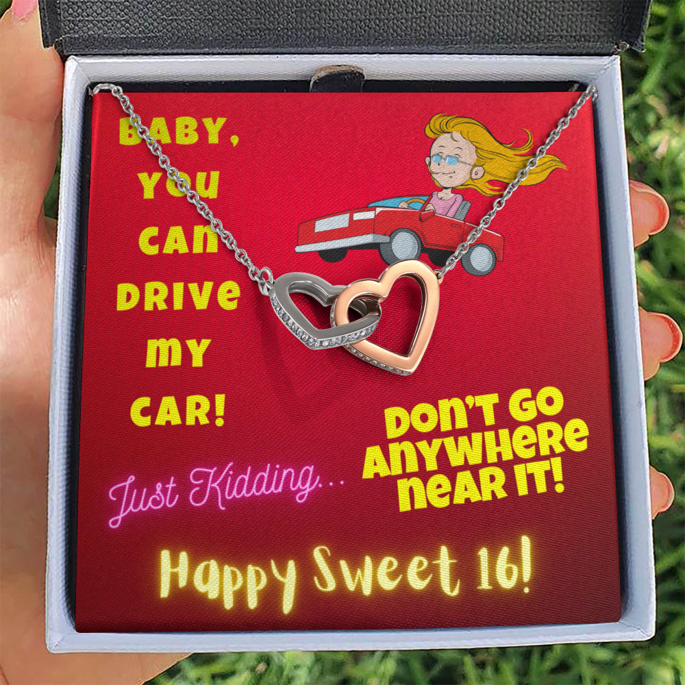 Happy Sweet 16 gift for Daughter | 16th Birthday Gift for Daughter | Necklace for Daughter | Necklace from Mom to Daughter