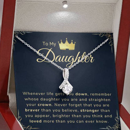 Daughter Necklace - Remember Whose Daughter You Are