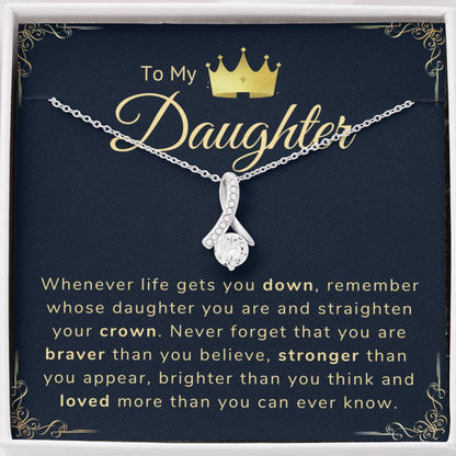 Daughter Necklace - Remember Whose Daughter You Are